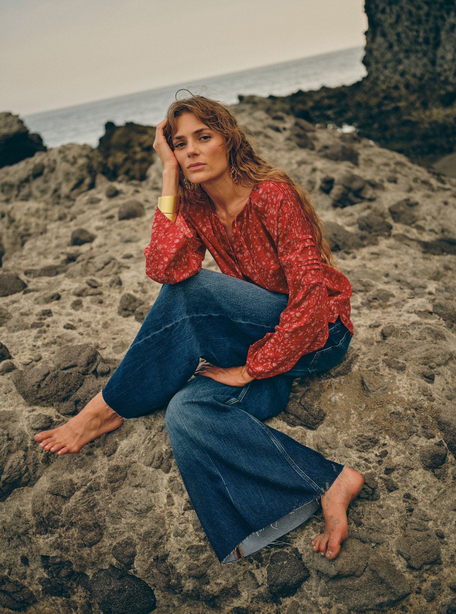 Modelshot / Dark Blue Washed / Detail